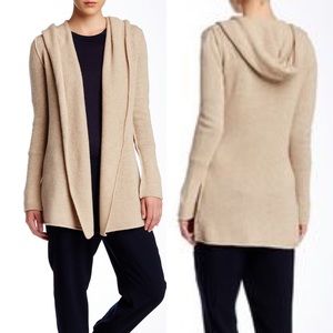 Vince Long Hooded Cardigan